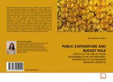 Couverture de PUBLIC EXPENDITURE AND BUDGET RULE