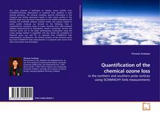 Buchcover von Quantification of the chemical ozone loss