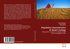 Capa do livro de Population characteristics of desert ecology 