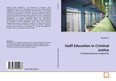 Обложка Staff Education in Criminal Justice