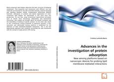 Buchcover von Advances in the investigation of protein adsorption