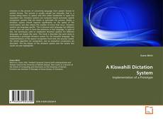 Couverture de A Kiswahili Dictation System