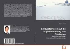 Couverture de Einflussfaktoren auf die Implementierung von Strategien