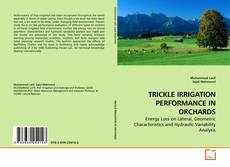 Couverture de TRICKLE IRRIGATION PERFORMANCE IN ORCHARDS