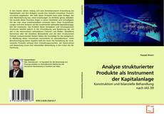 Buchcover von Analyse strukturierter Produkte als Instrument der Kapitalanlage