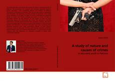 Buchcover von A study of nature and causes of crimes