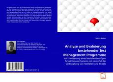Couverture de Analyse und Evaluierung bestehender Test Management Programme