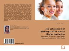 Обложка Job Satisfaction of Teaching Staff in Private Higher Institution