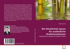 Couverture de Die Attraktivität Japans für ausländische Direktinvestitionen