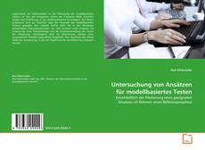 Copertina di Untersuchung von Ansätzen für modellbasiertes Testen