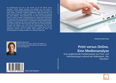 Capa do livro de Print versus Online. Eine Medienanalyse 