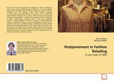 Couverture de Postponement in Fashion Retailing