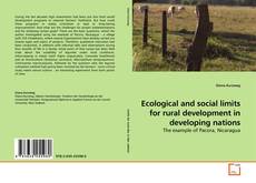 Copertina di Ecological and social limits for rural development in developing nations