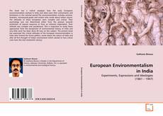 Couverture de European Environmentalism in India