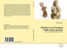 Couverture de Obesity as an Emerging Public Policy Domain