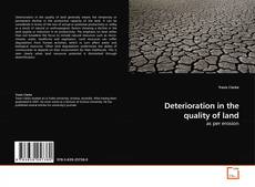 Couverture de Deterioration in the quality of land