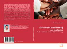Couverture de Assessment of Marketing mix strategies