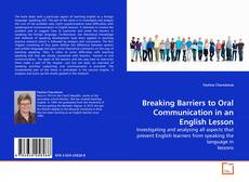 Portada del libro de Breaking Barriers to Oral Communication in an English Lesson