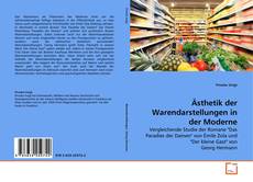 Buchcover von Ästhetik der Warendarstellungen in der Moderne