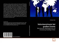 Buchcover von Volunteereinsatz bei großen Events