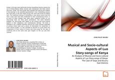 Buchcover von Musical and Socio-cultural Aspects of Luo Story-songs of Kenya