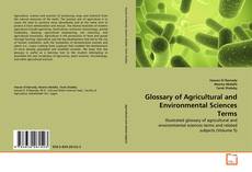 Buchcover von Glossary of Agricultural and Environmental Sciences Terms