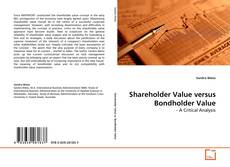 Capa do livro de Shareholder Value versus Bondholder Value 