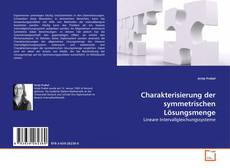 Copertina di Charakterisierung der symmetrischen Lösungsmenge