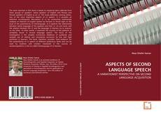 Couverture de ASPECTS OF SECOND LANGUAGE SPEECH