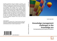 Capa do livro de Knowledge management challenges in the knowledge era 