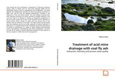 Copertina di Treatment of acid mine drainage with coal fly ash