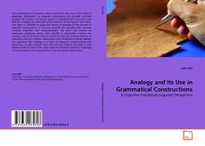 Analogy and Its Use in Grammatical Constructions kitap kapağı