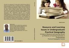 Buchcover von Resource and Learning Issues in Undergraduate Practical Geography