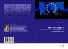 Buchcover von "No" zu Europa?