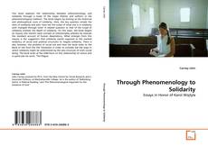 Обложка Through Phenomenology to Solidarity