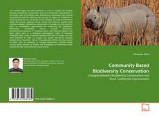Couverture de Community Based Biodiversity Conservation