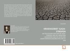 Portada del libro de KRISENGEBIET GAZA-STREIFEN