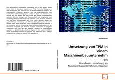 Borítókép a  Umsetzung von TPM in einem Maschinenbauunternehmen - hoz