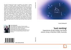 Buchcover von 'Just renting'