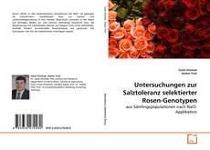 Couverture de Untersuchungen zur Salztoleranz selektierter Rosen-Genotypen