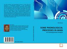 Copertina di SOME PHONOLOGICAL PROCESSES IN AKAN