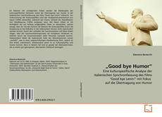 Couverture de „Good bye Humor“