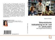 Buchcover von Österreichische Volksbildung im 20. und 21. Jahrhundert