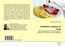 Buchcover von Antibiotic residues in meat