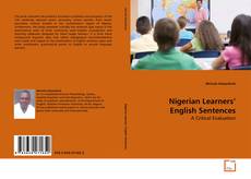 Nigerian Learners' English Sentences kitap kapağı