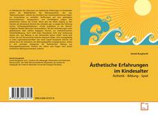 Buchcover von Ästhetische Erfahrungen im Kindesalter