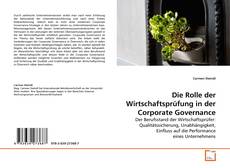 Capa do livro de Die Rolle der Wirtschaftsprüfung in der Corporate Governance 