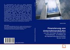 Borítókép a  Finanzierung von Unternehmenskäufen - hoz