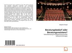 Couverture de Beratungsbedarf oder Beratungsresistenz?