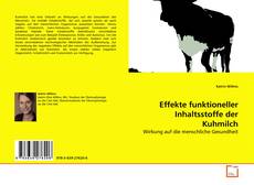 Buchcover von Effekte funktioneller Inhaltsstoffe der Kuhmilch